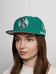 Бейсболка MITCHELL NESS арт. 6HSFSH22016-BCEGREN Boston Celtics NBA (зеленый)